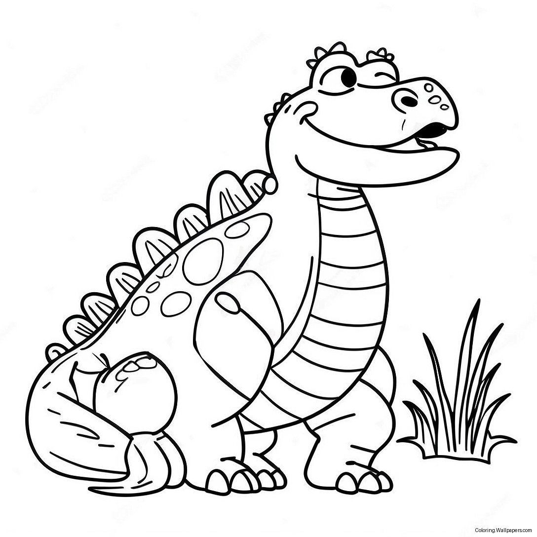 Montgomery Gator Coloring Page 23846