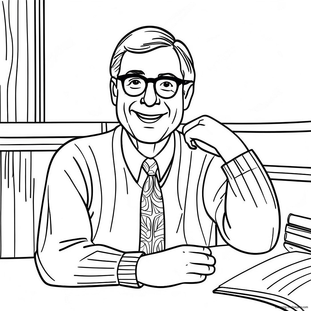 Mr. Rogers Coloring Page 57447