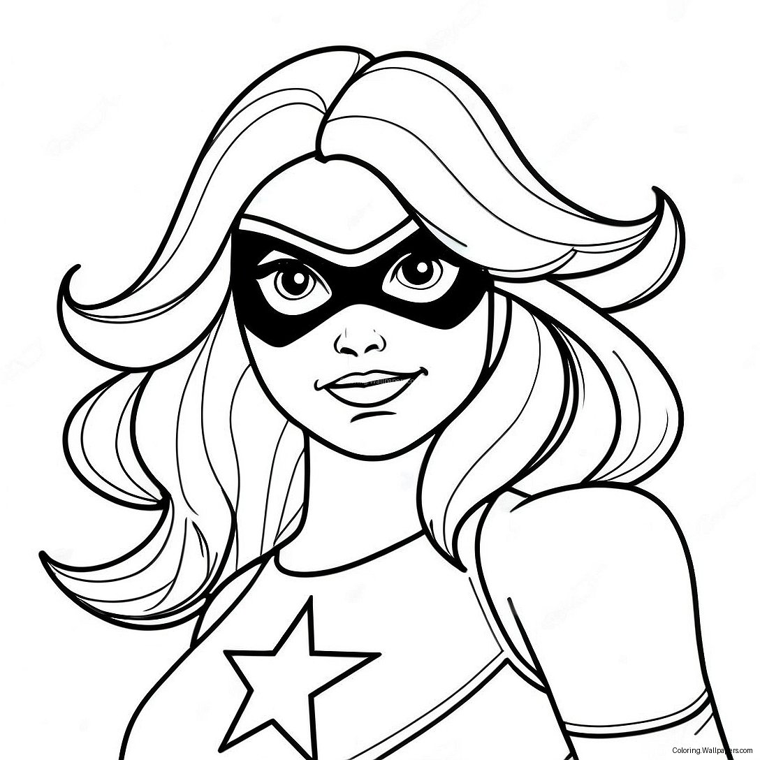 Ms Marvel Coloring Page 23073