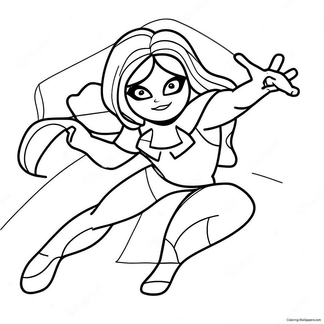 Ms Marvel Coloring Page 23075