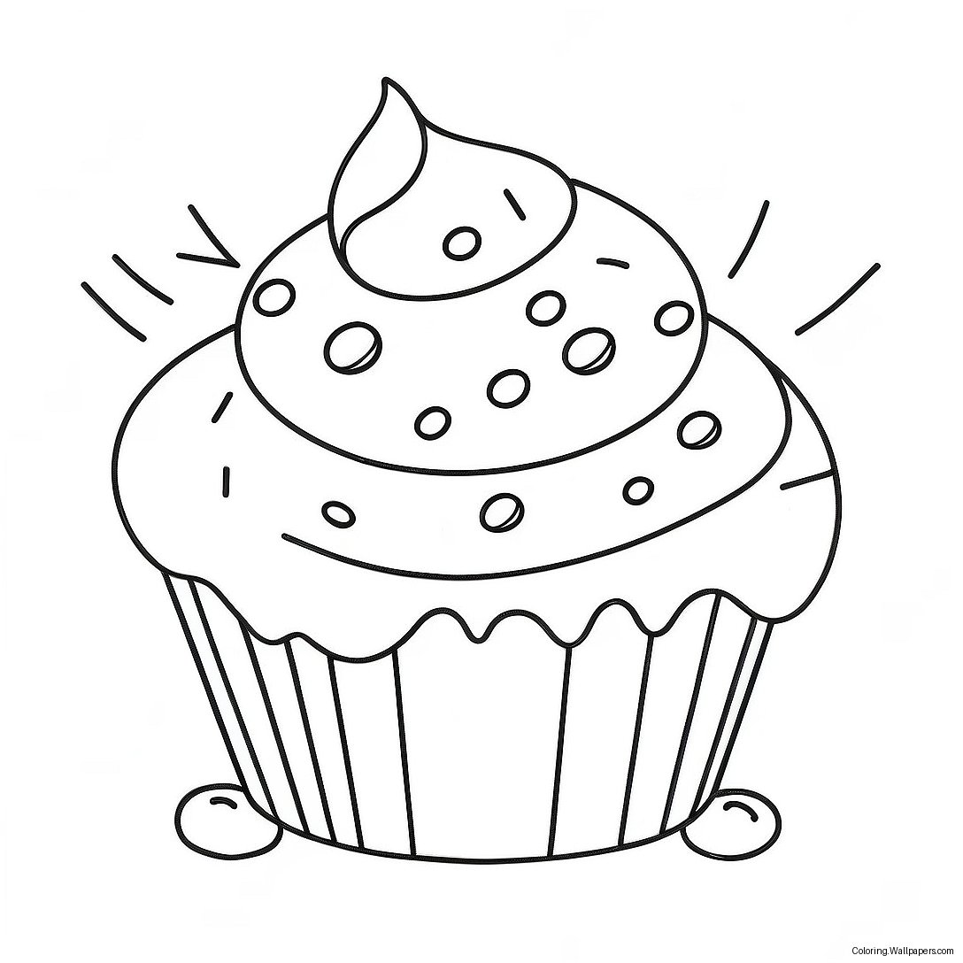 Muffin Coloring Page 23809