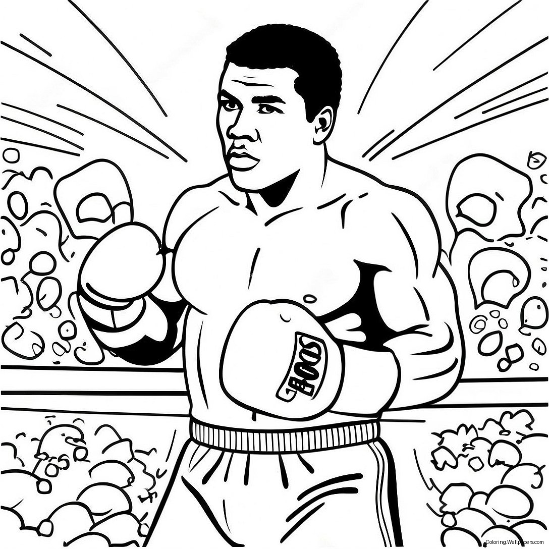 Muhammad Ali Ausmalbild 22137