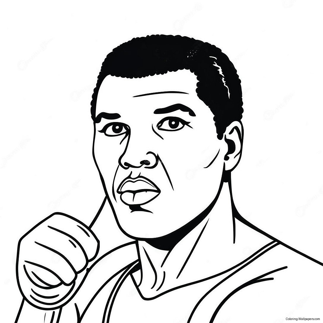 Muhammad Ali Coloring Page 22139