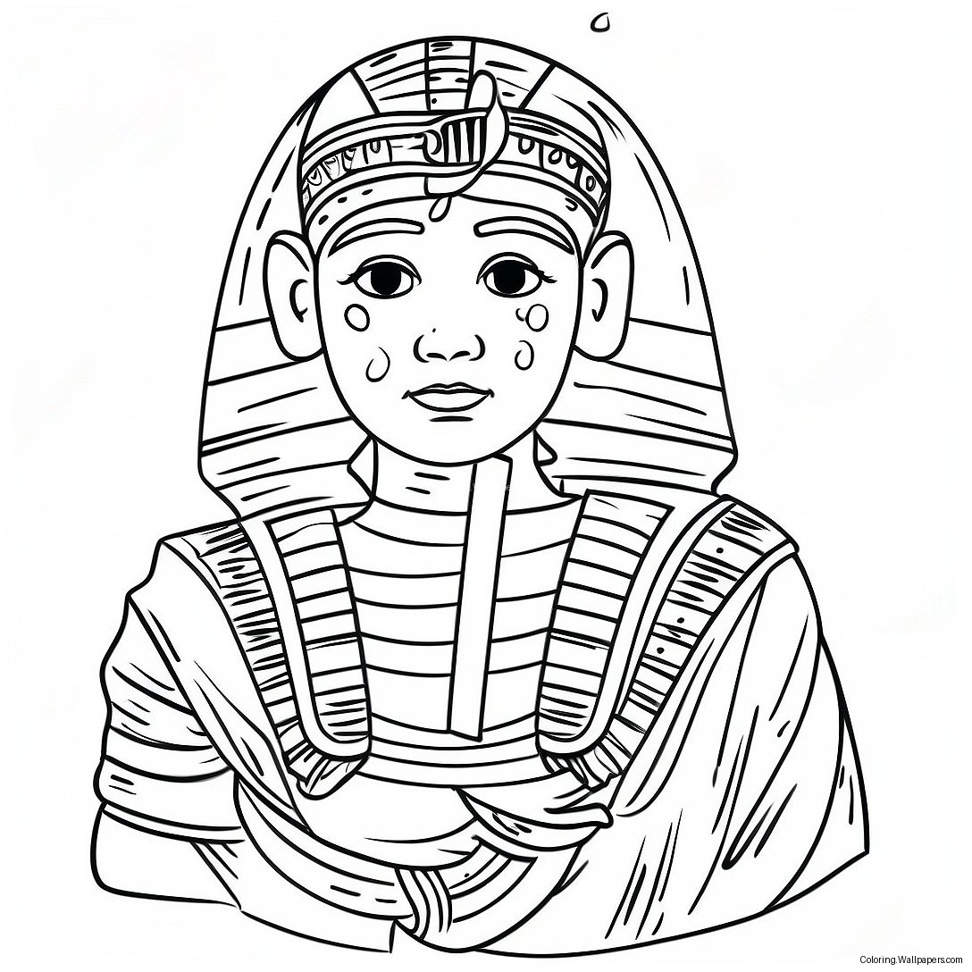 Mummy Coloring Page 16641