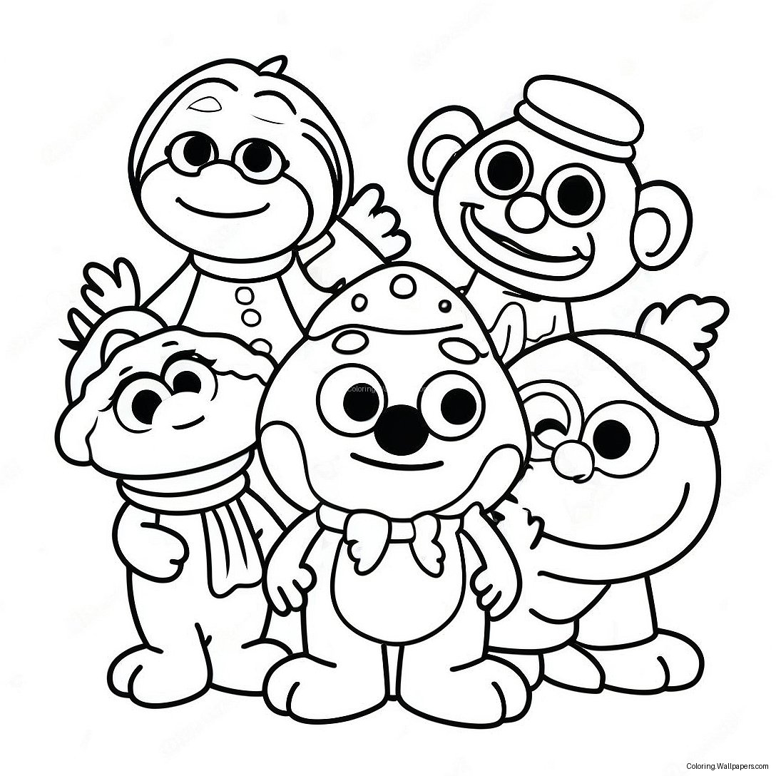 Muppet Babies Malebog 3918