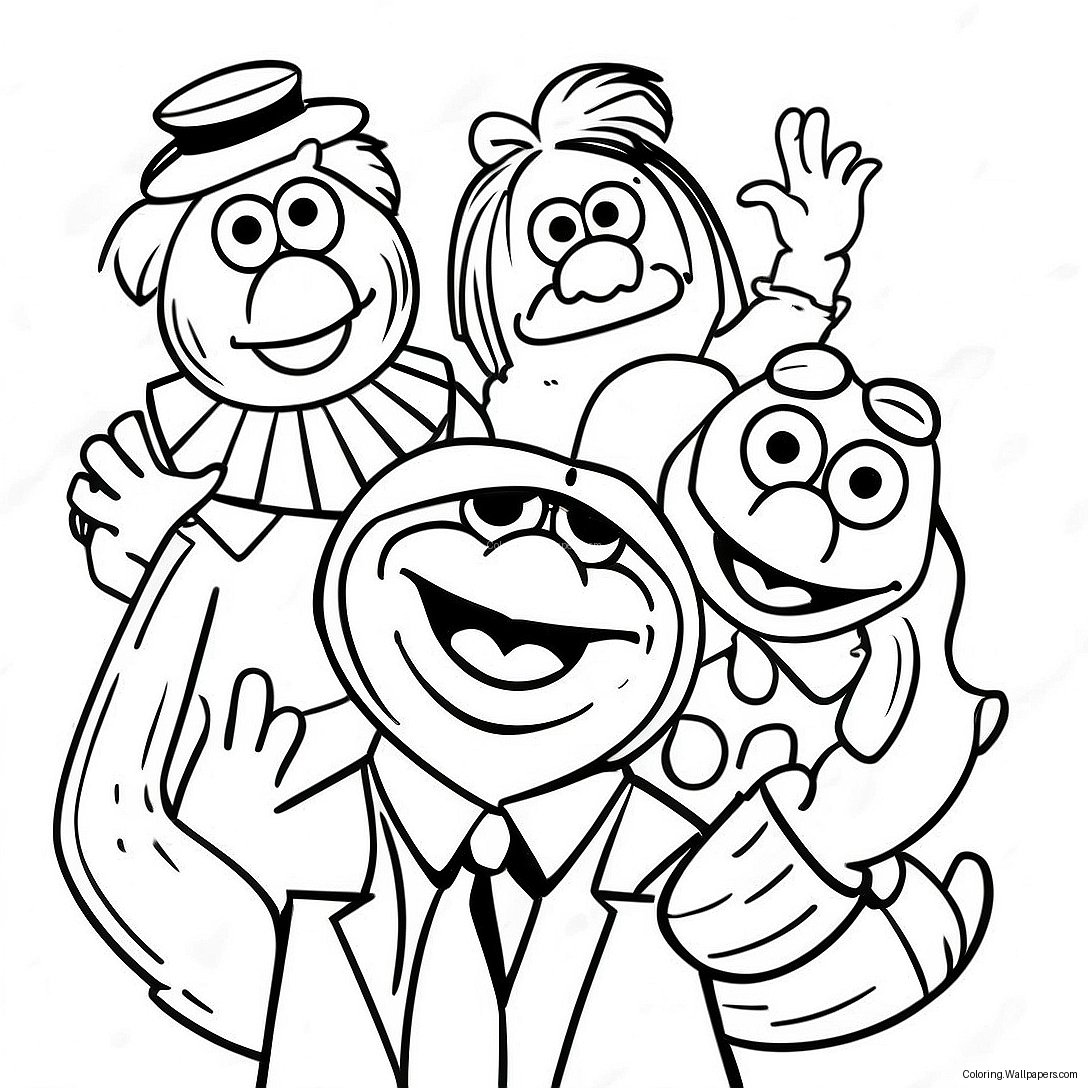 Muppets Coloring Page 6533