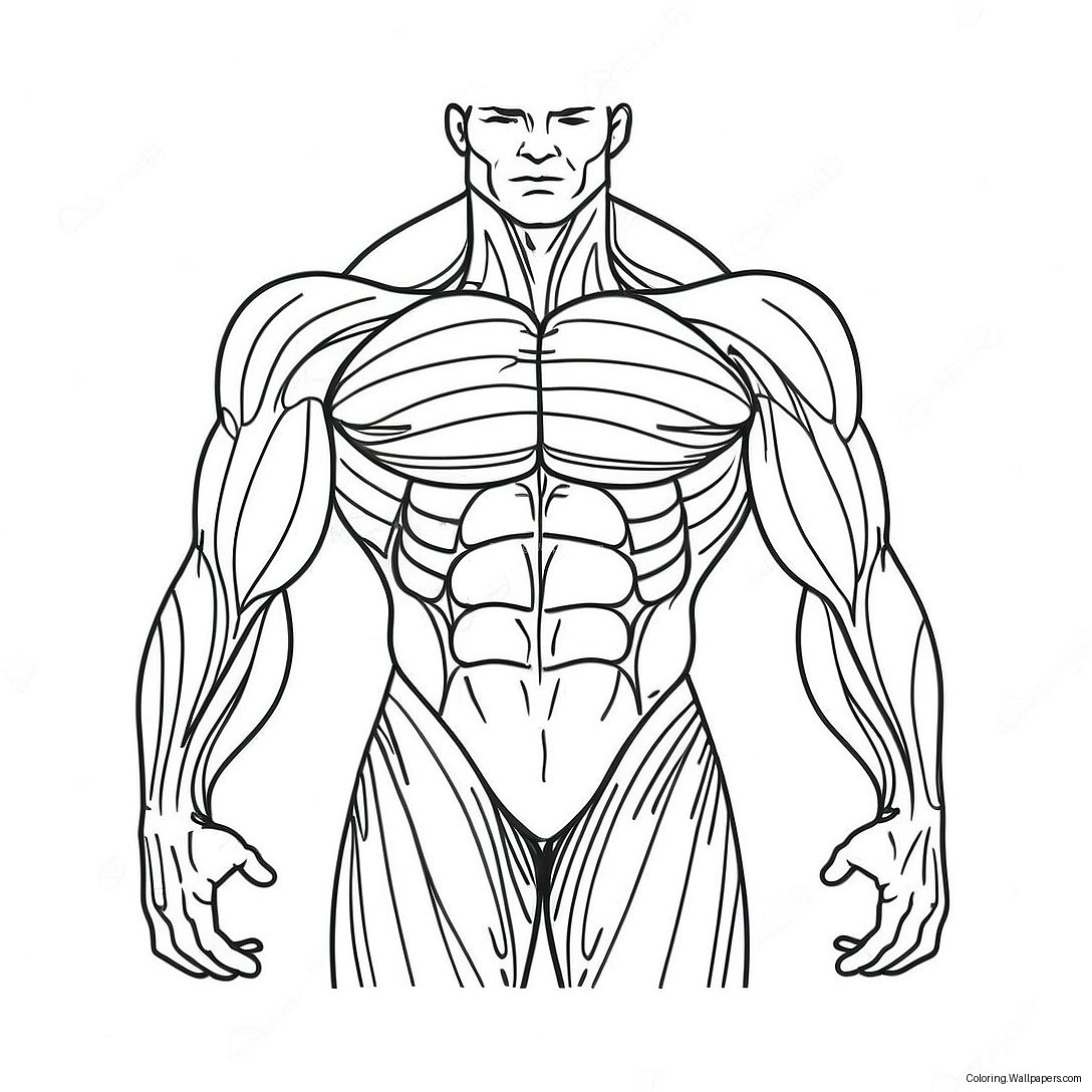 Muscle Anatomy Coloring Page 39998