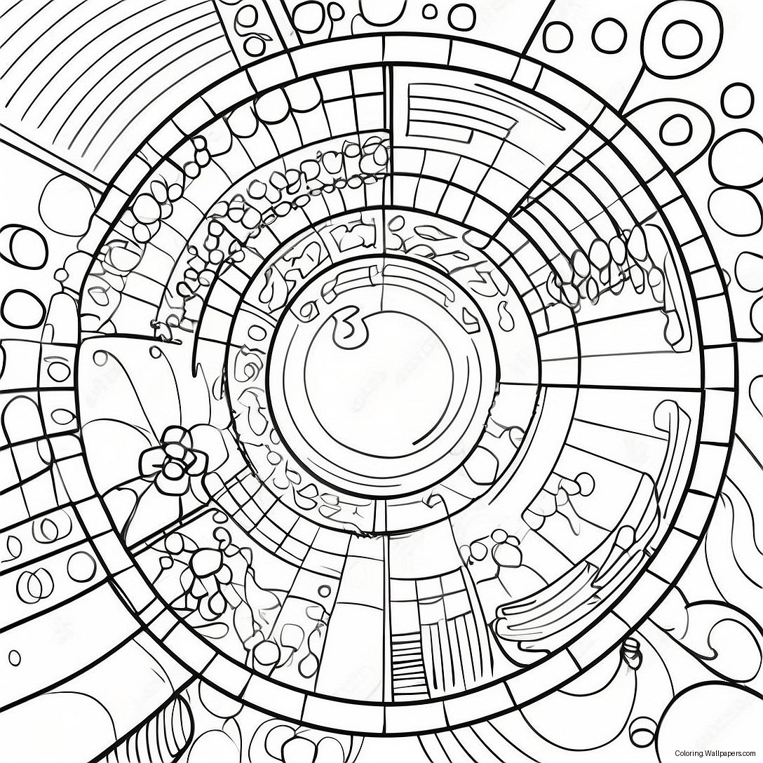 Mystery Grid Coloring Page 11931