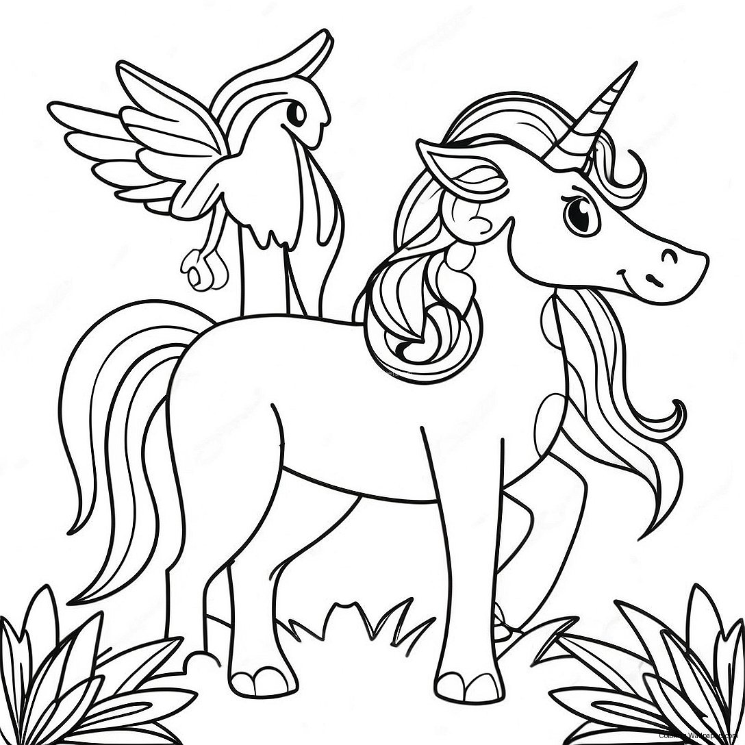 Mythographic Magical Creatures Coloring Page 38205