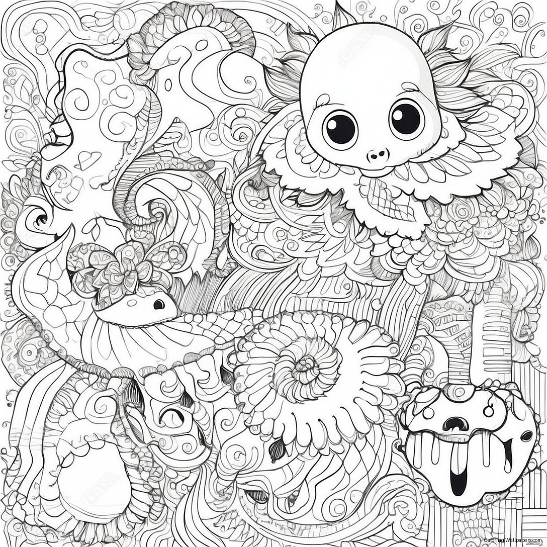 Mythomorphia Intricate Patterns Coloring Page 49229