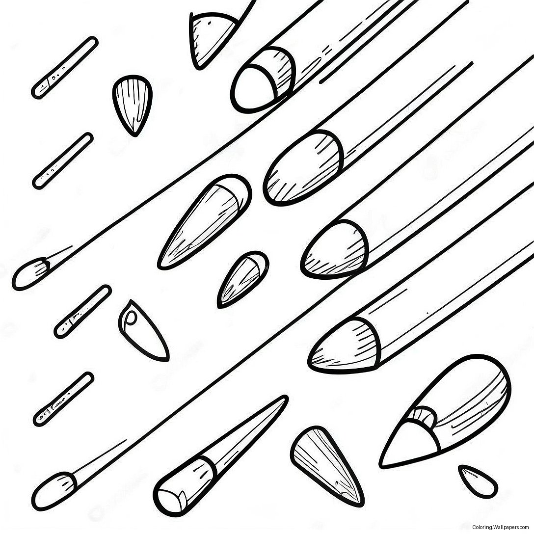 Nails Coloring Page 11802