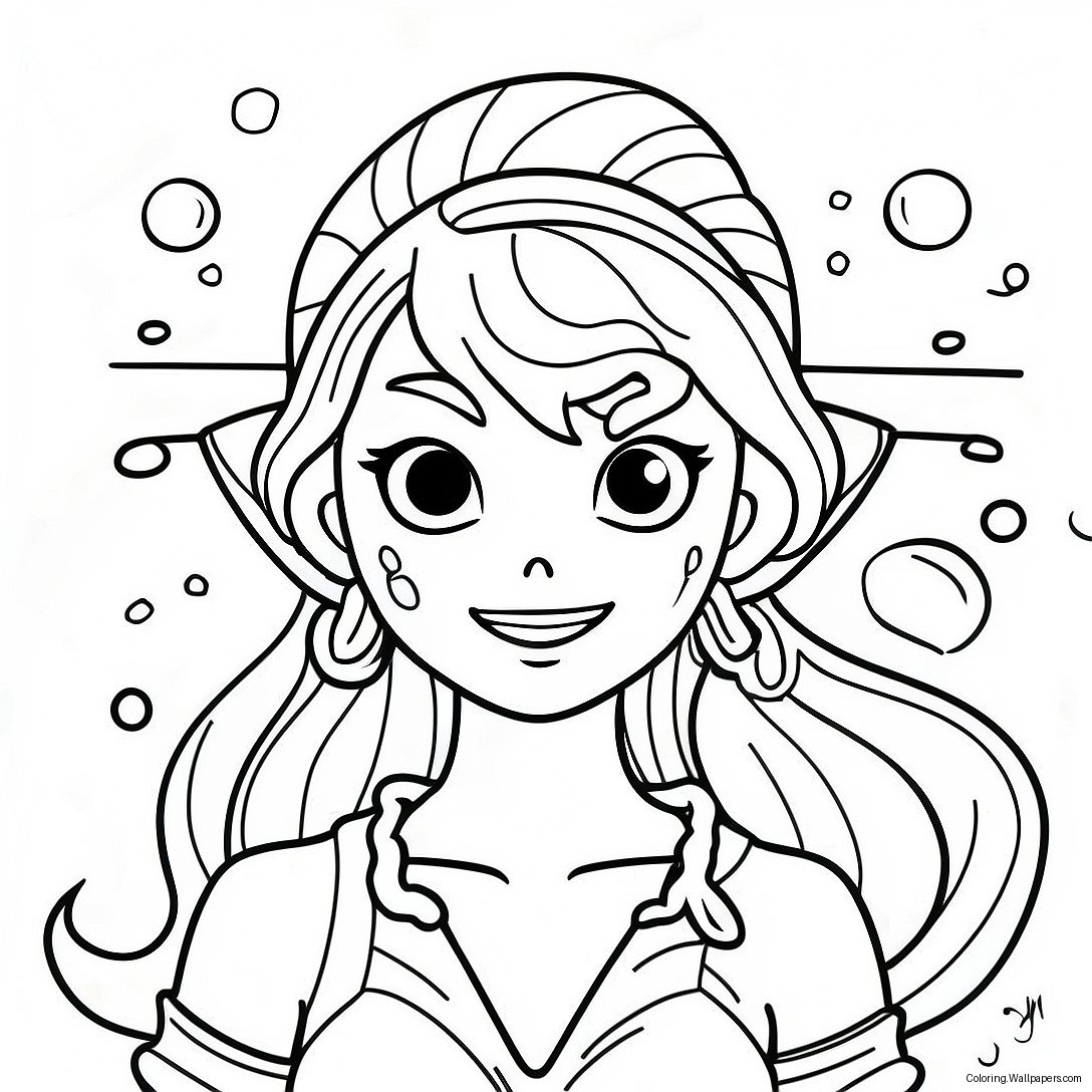 Nami Character Coloring Page 24767