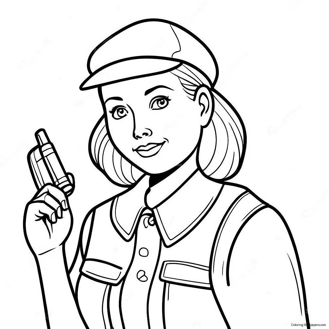 Nancy Drew Classic Mystery Coloring Page 35485