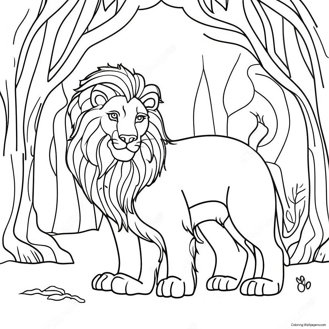 Page À Colorier De Narnia 18001