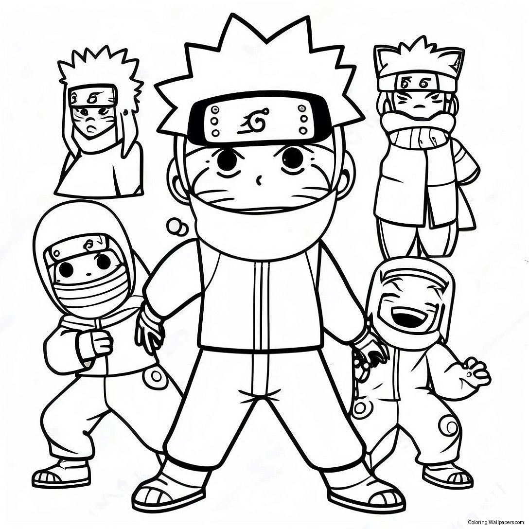 Naruto Entre Nosotros Página Para Colorear 45695