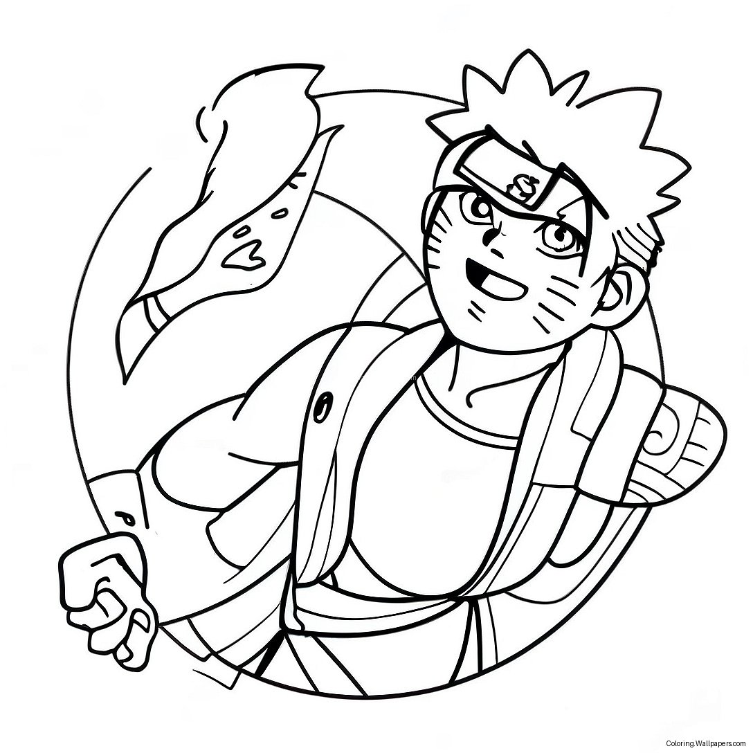 Naruto Shippuden Coloring Page 18849