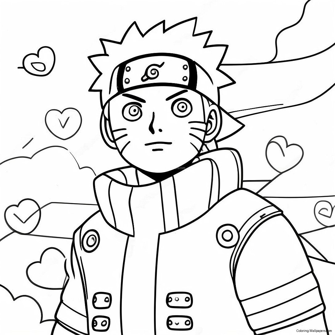 Naruto Com Coberturas Extras Página Para Colorir 55117