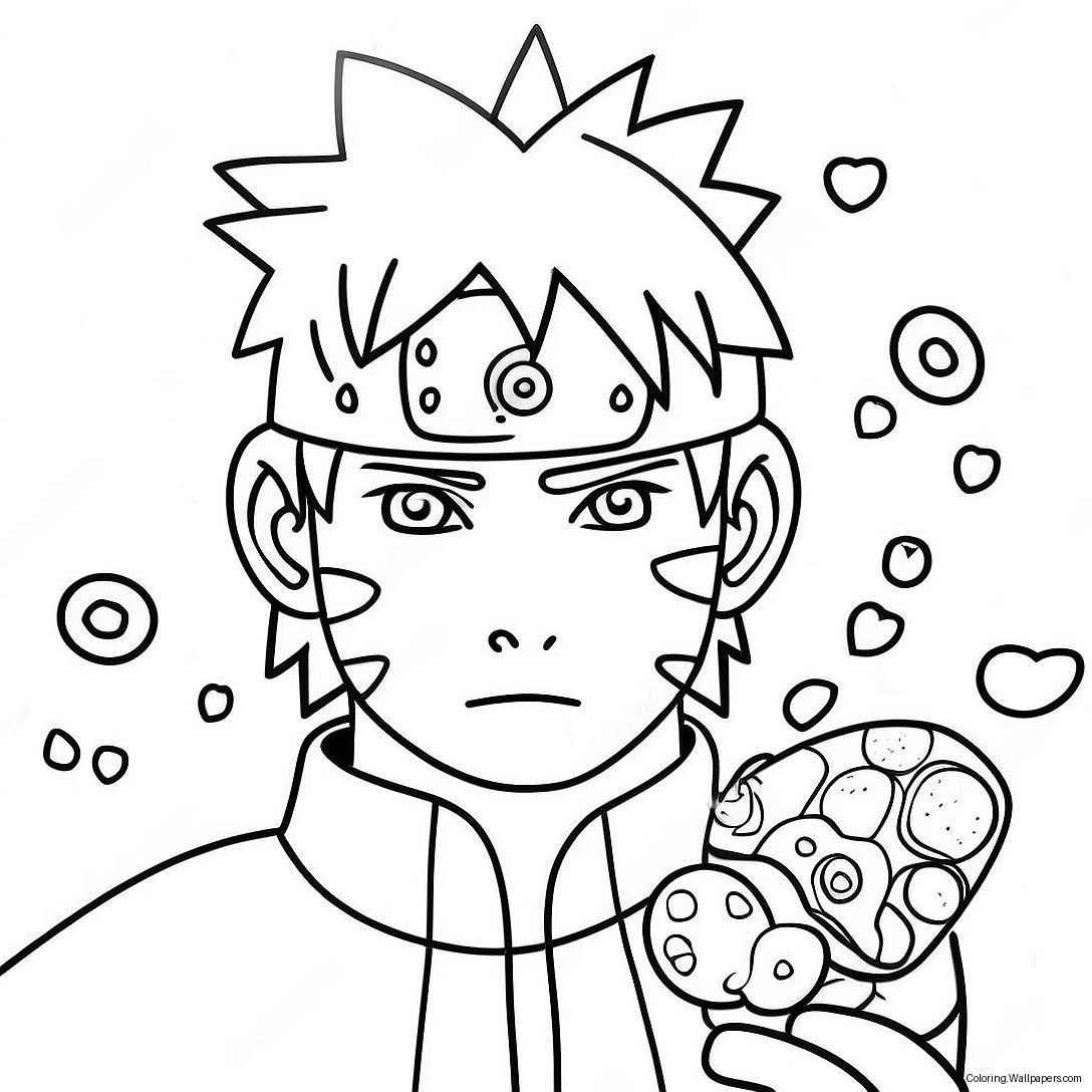 Naruto Mit Zusätzlichen Toppings Ausmalbild 55119