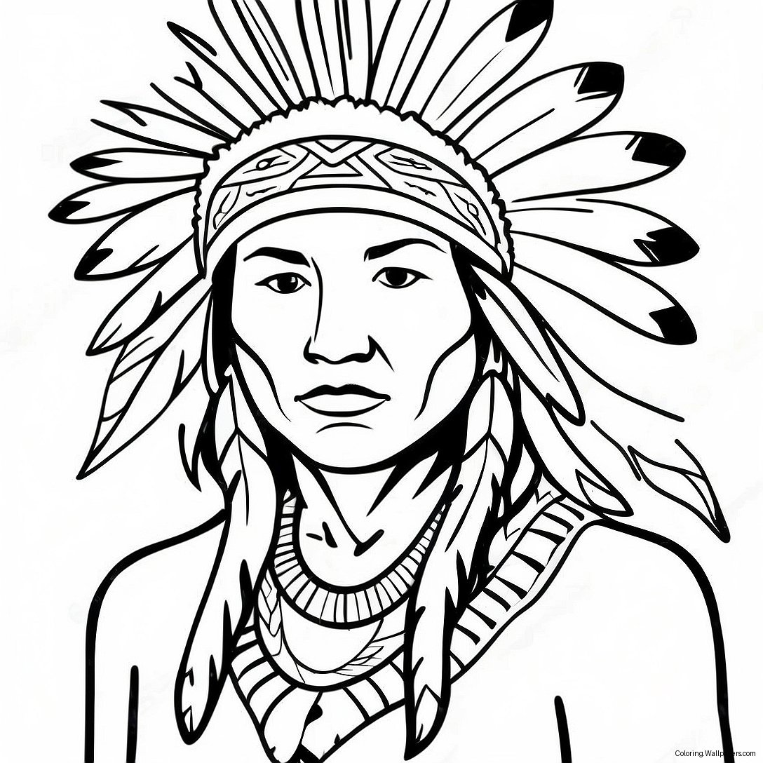 Native American Heritage Month Coloring Page 12593