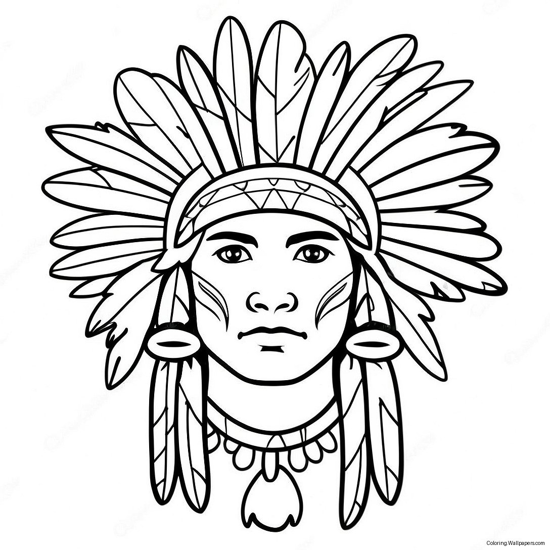 Native American Heritage Month Coloring Page 12594
