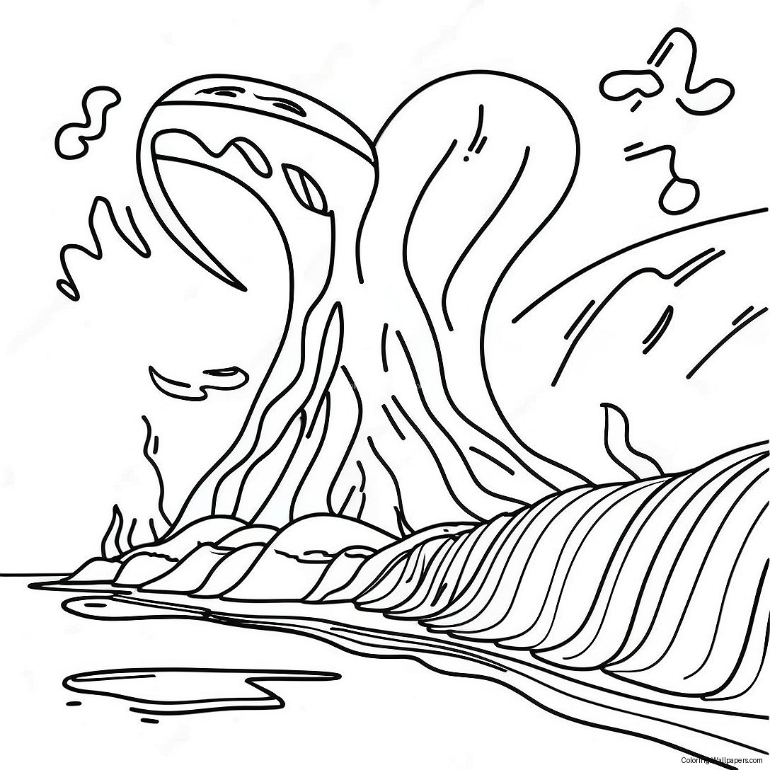 Natural Disaster Coloring Page 47174