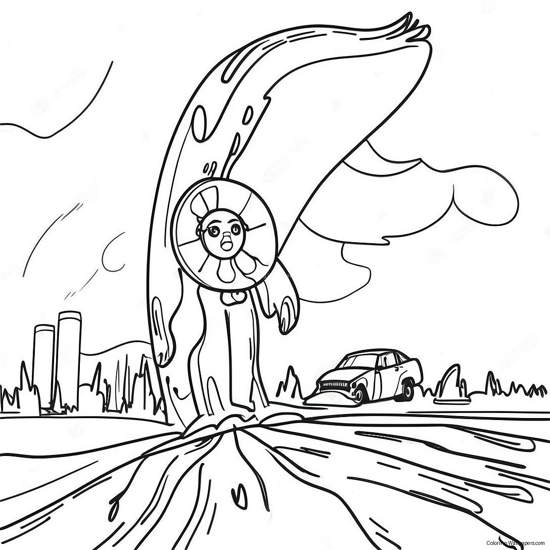 Natural Disasters Coloring Page 38905