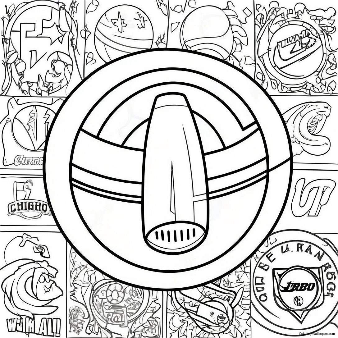 Page À Colorier Du Logo D'une Équipe De La Nba 11408