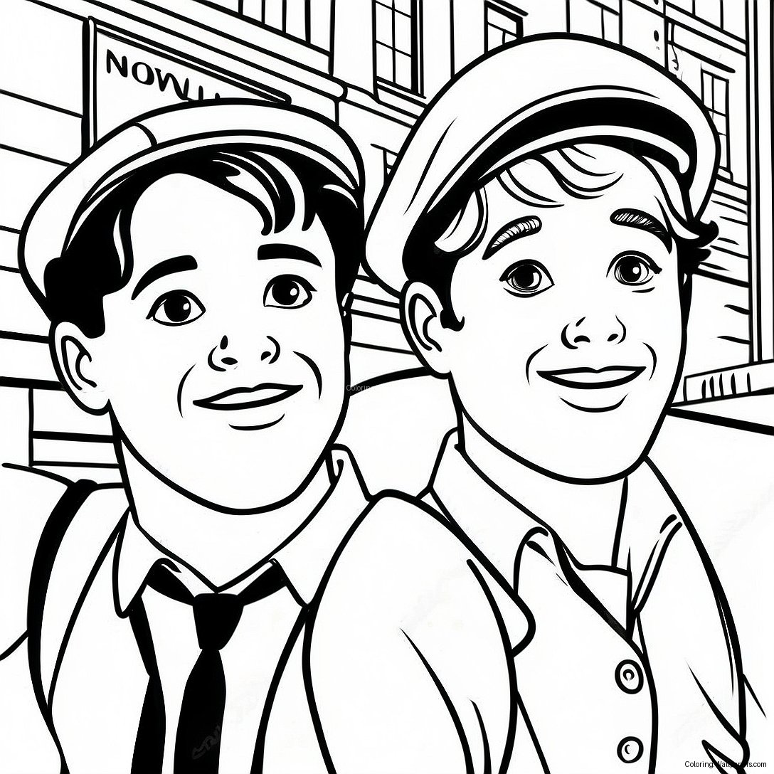 Newsies Coloring Page 50506