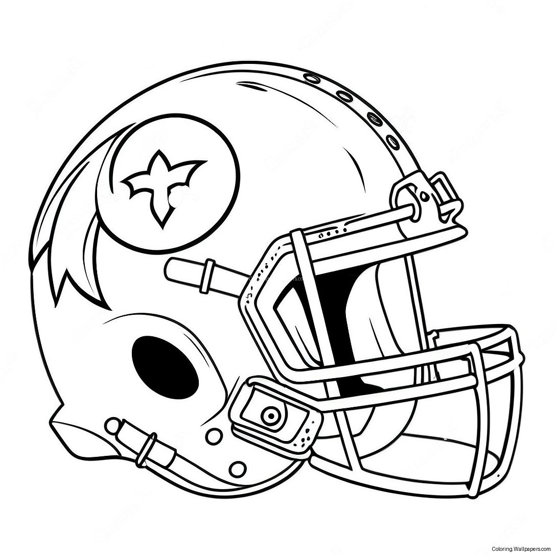 Nfl Helmets Coloring Page 17635