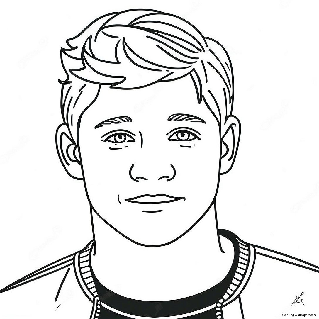 Niall Horan Coloring Page 54985