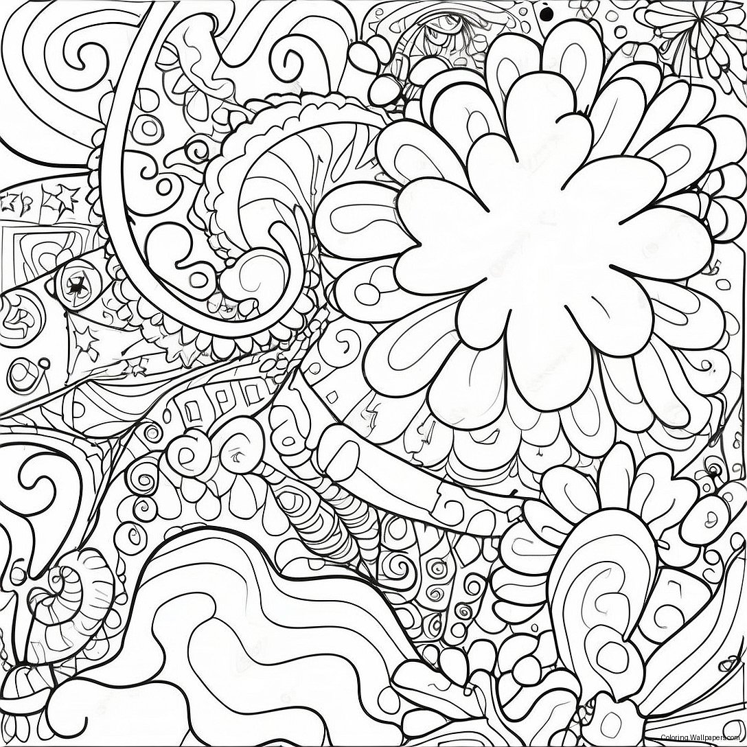 Night Sky Galaxy Coloring Page 35780