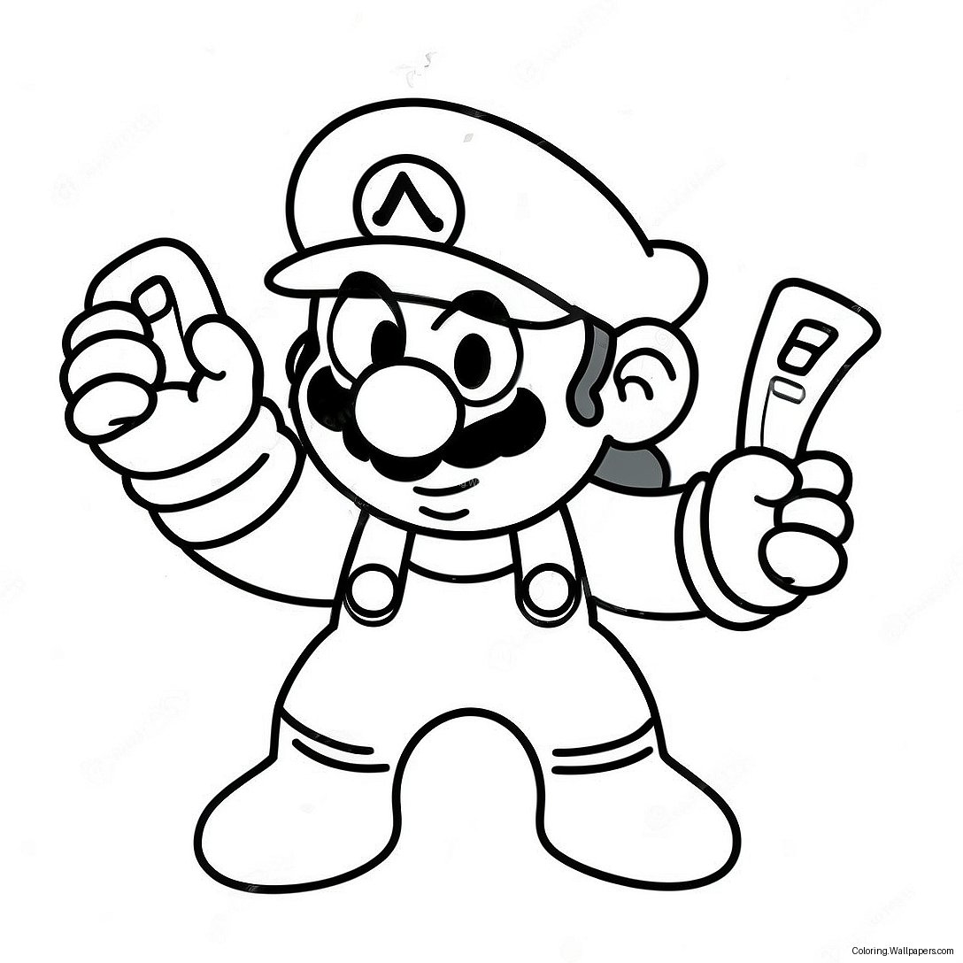 Nintendo Coloring Page 58808