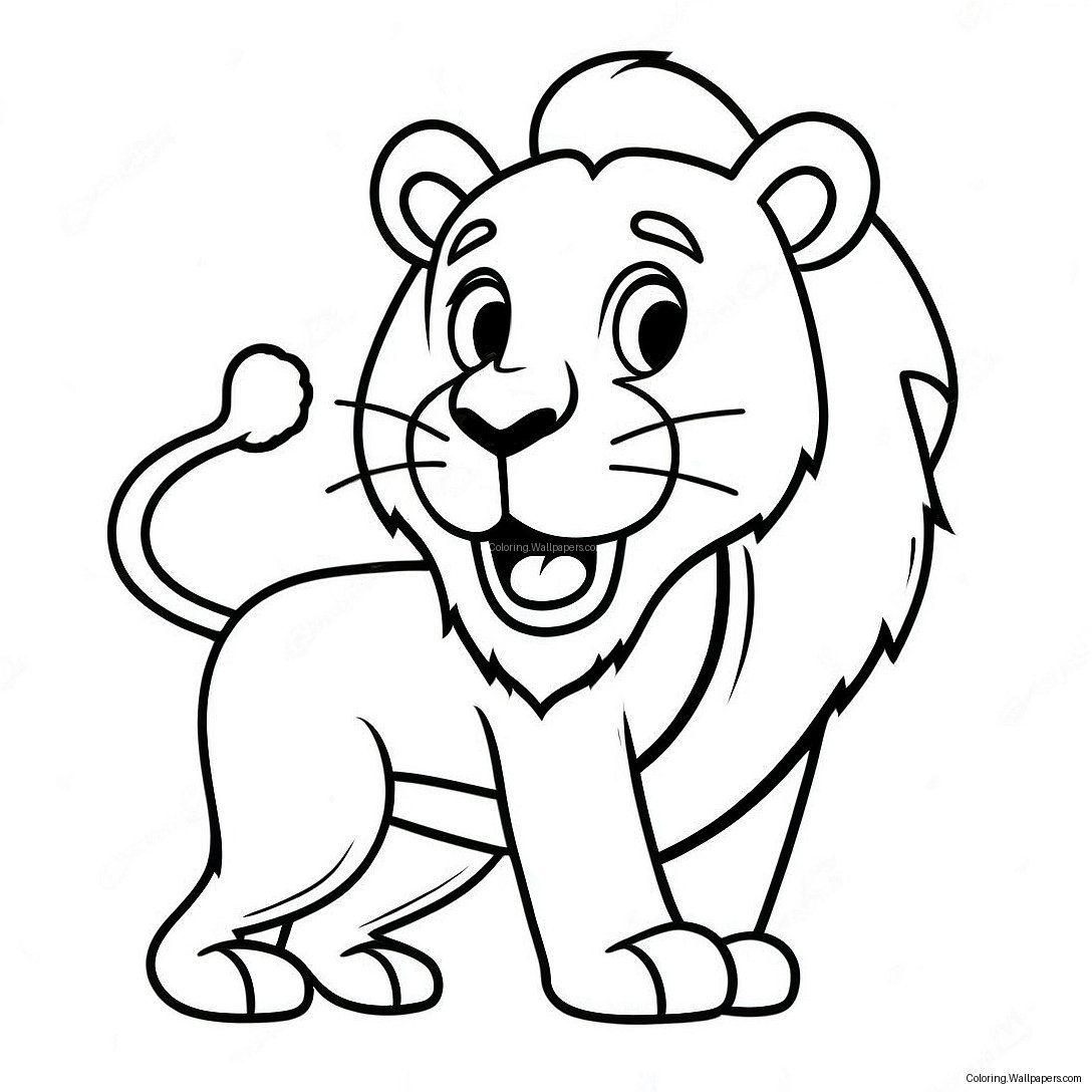 Nittany Lion Mascot Coloring Page 47571