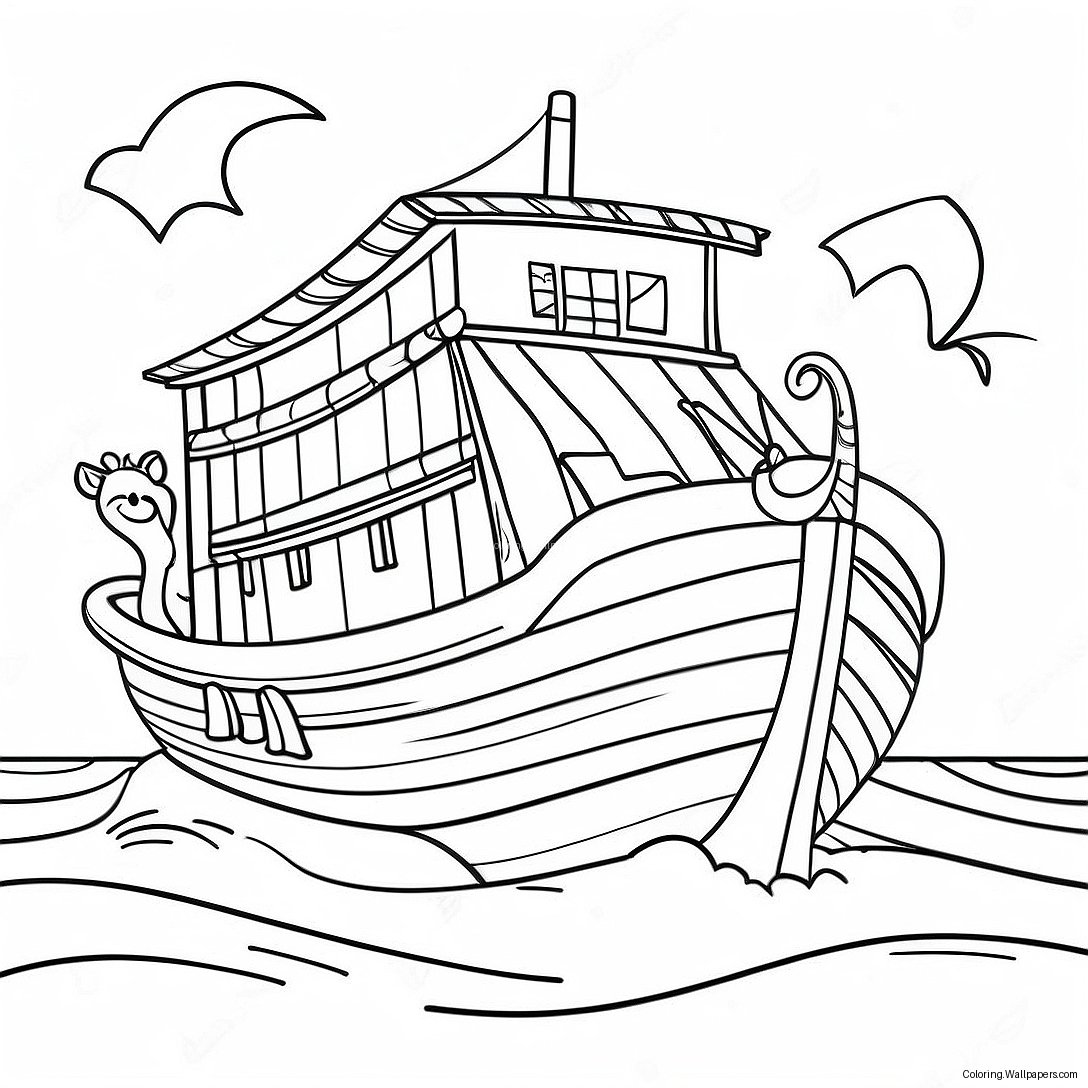 Noah's Ark Coloring Page 2159