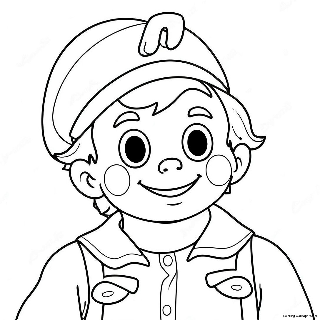 Página Para Colorear De Noddy 49903