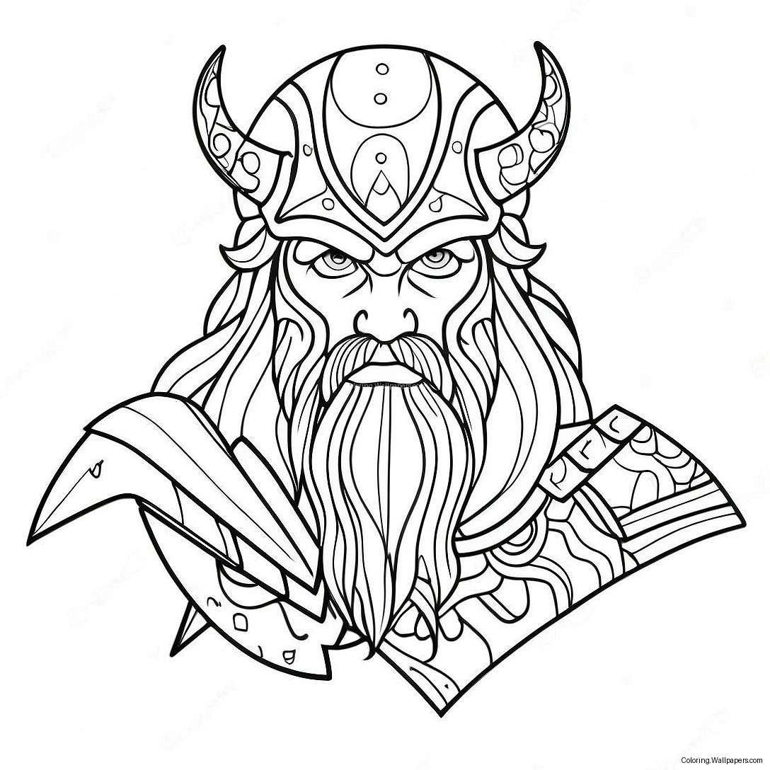 Norse Mythology Coloring Page (44123-34882)