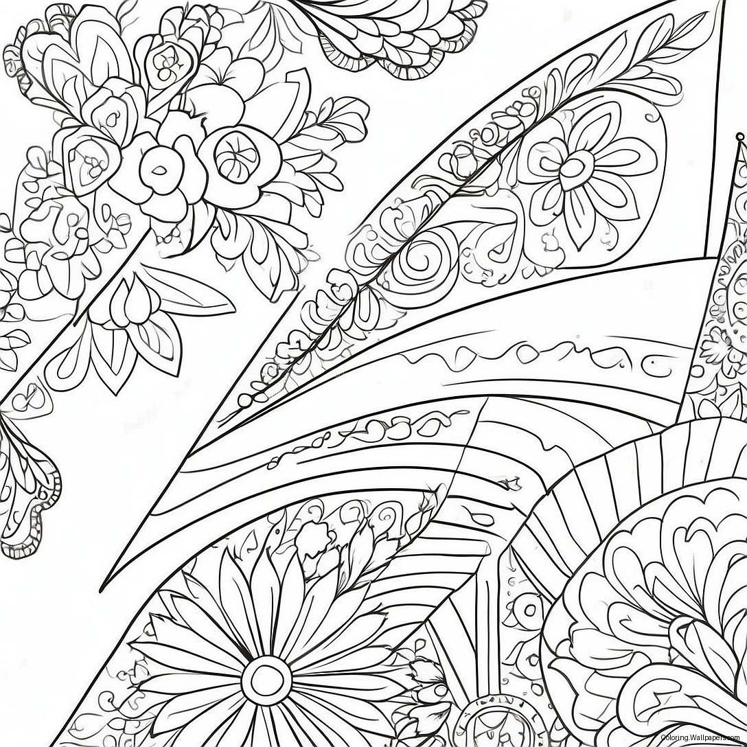 Norwegian Flag Coloring Page 40611