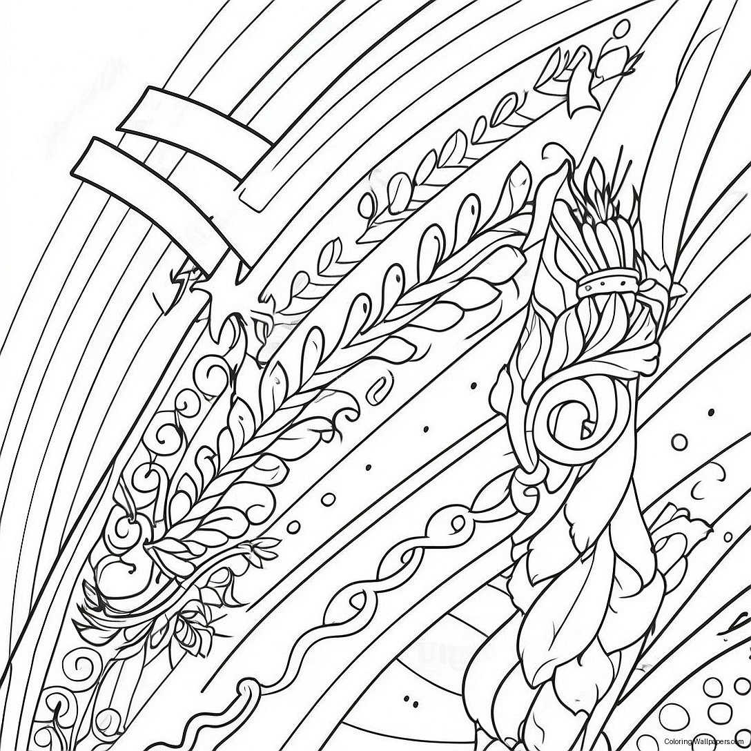 Norwegian Flag Coloring Page 40612