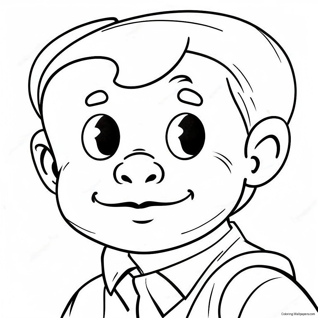 Nose Coloring Page For Kids 29726