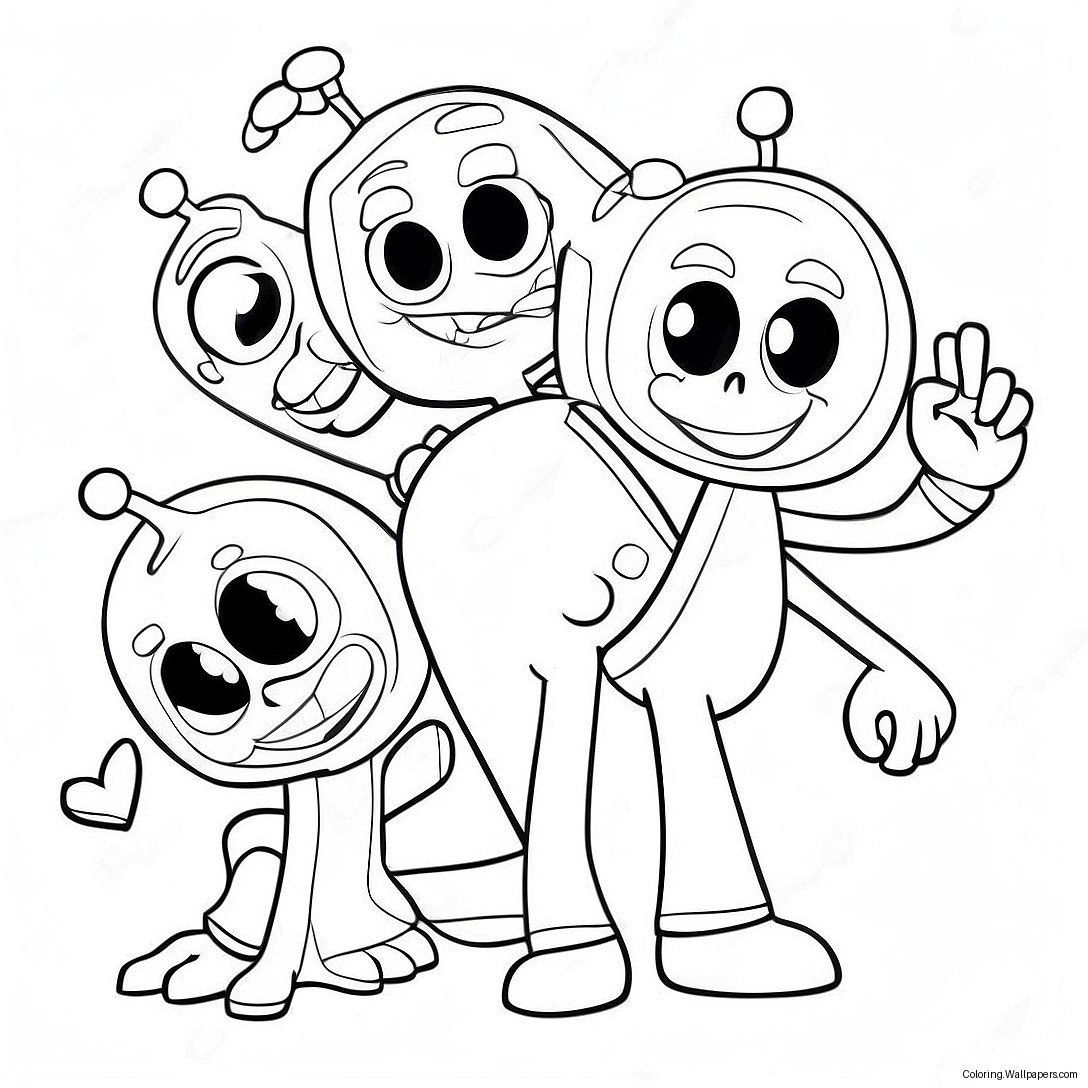 Numberjacks Coloring Page 50345