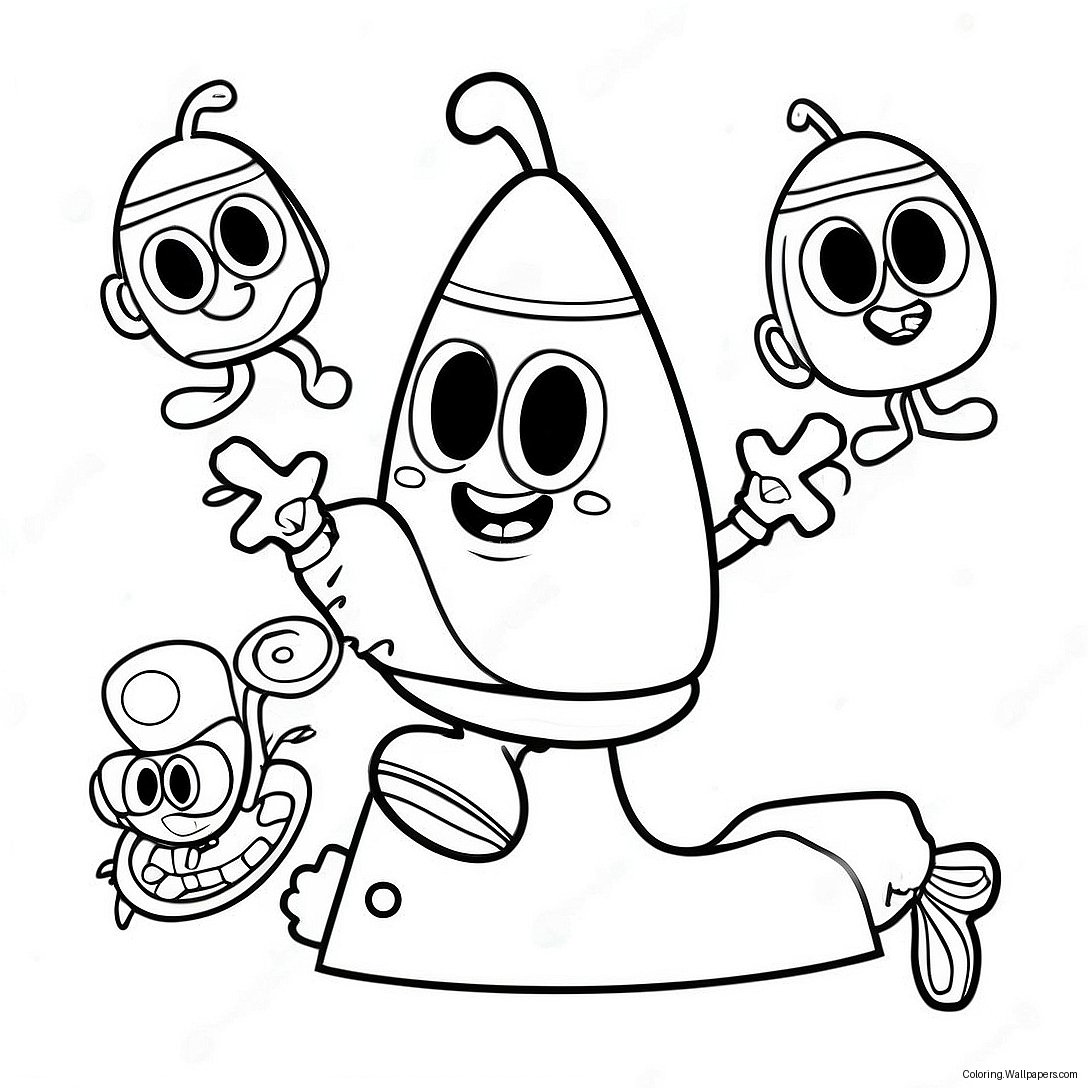 Numberjacks Coloring Page 50347