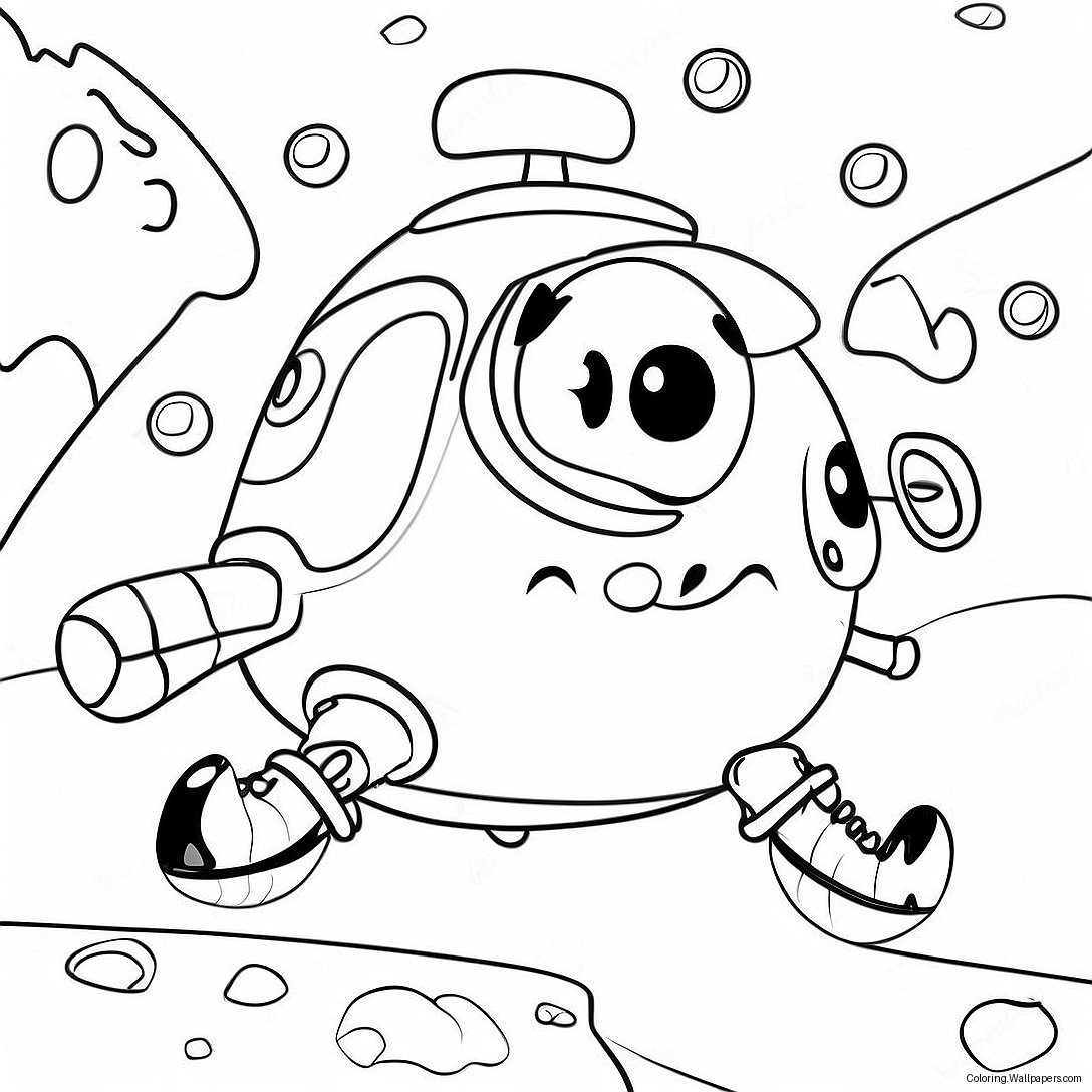 Numberjacks Fun Adventure Coloring Page 50373