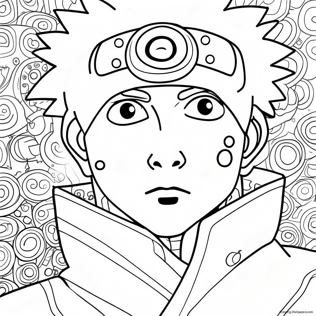 Obito Uchiha Coloring Page 11577