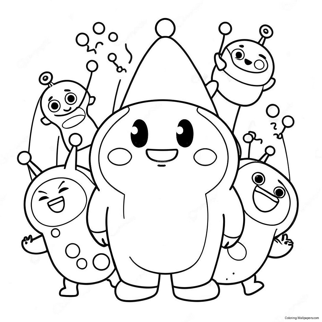 Oddbods Coloring Page 9613