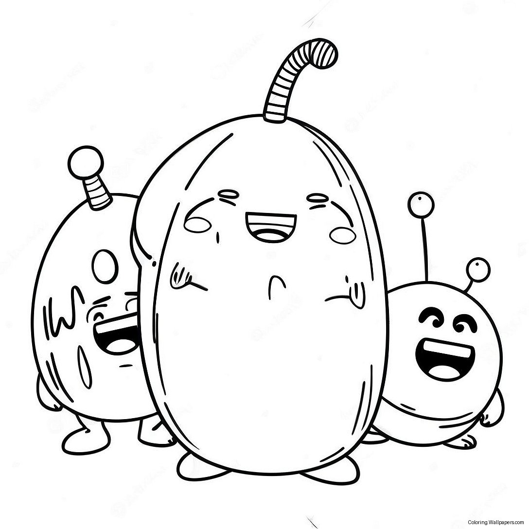 Oddbods Coloring Page 9614