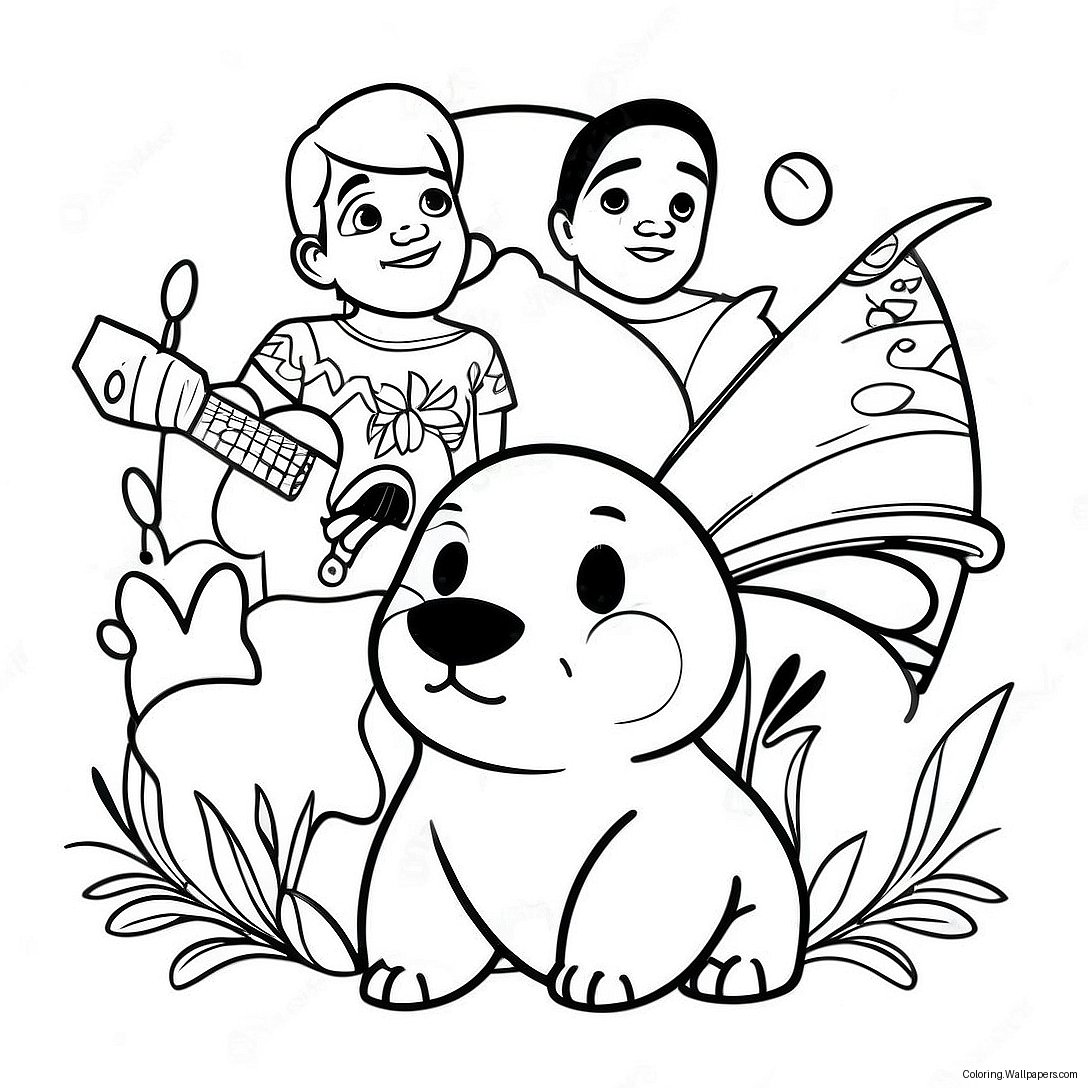 Ohana Coloring Page 37684