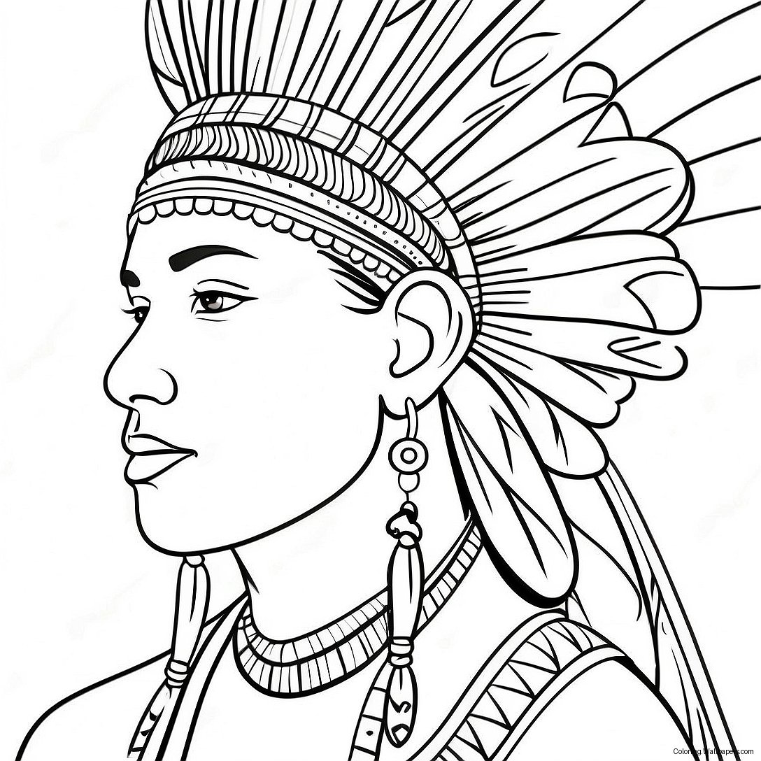 Ojibwe Coloring Page 51022