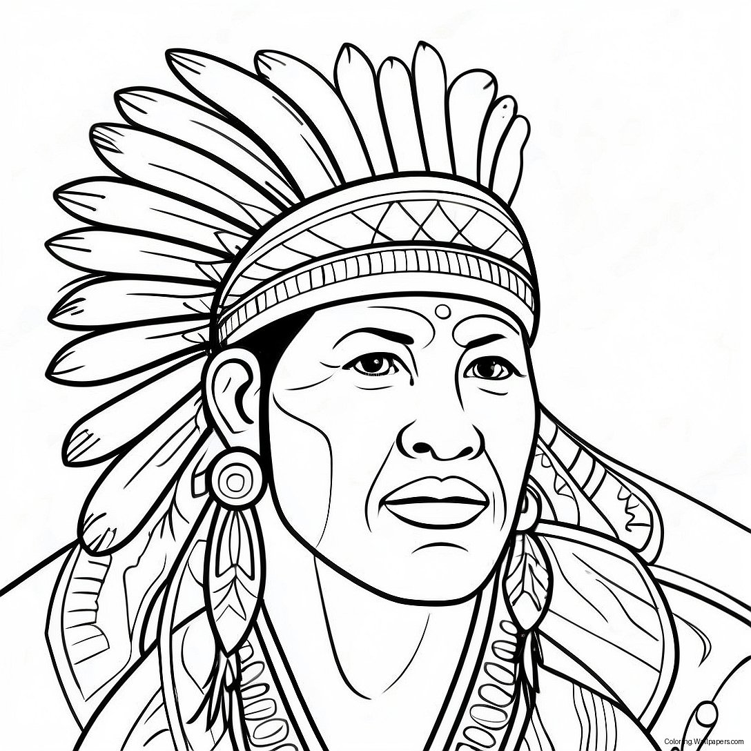 Ojibwe Coloring Page 51023