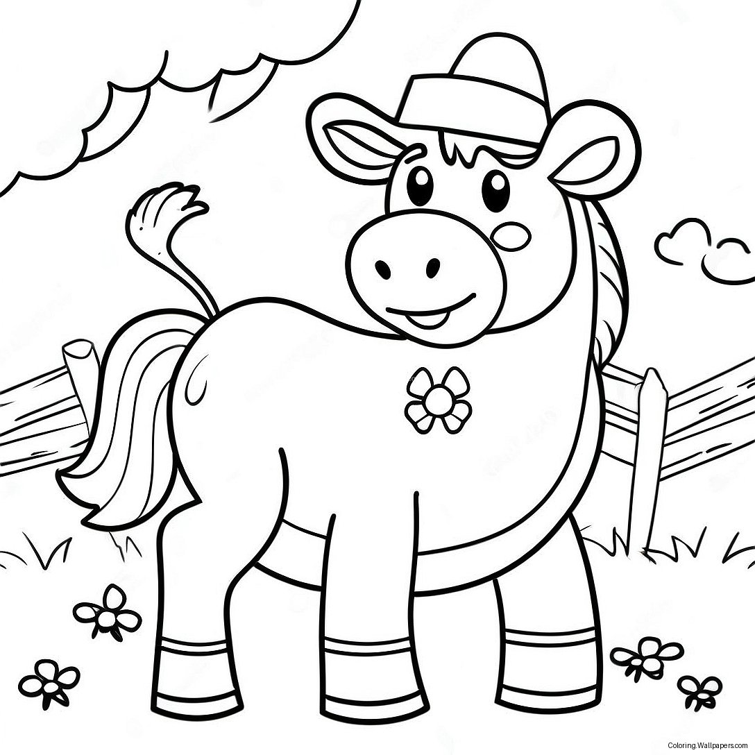 Old Macdonald Coloring Page 55161