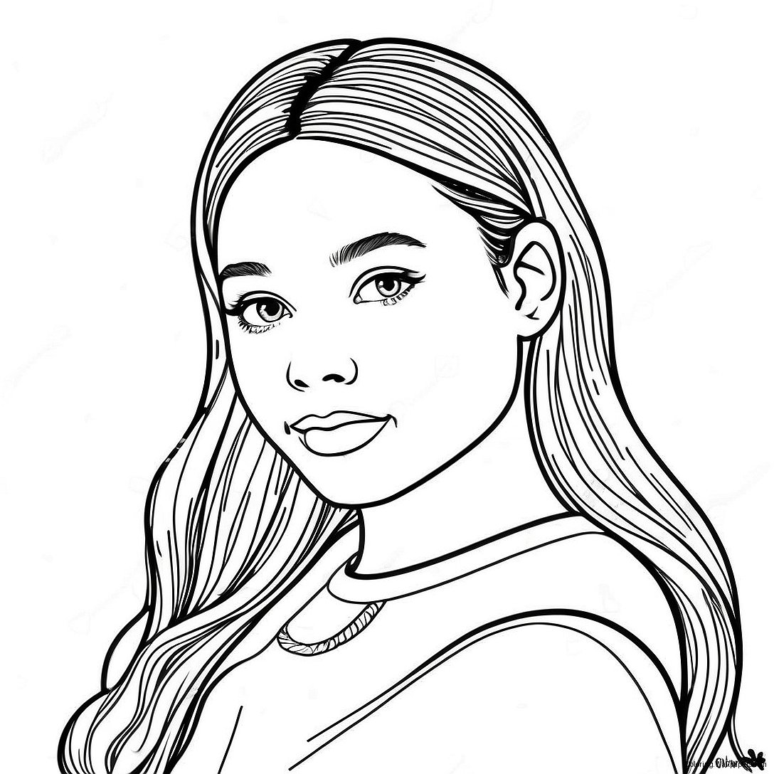 Olivia Rodrigo Coloring Page 1889